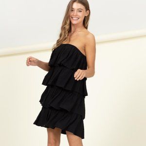 TIER RUFFLE DRESS